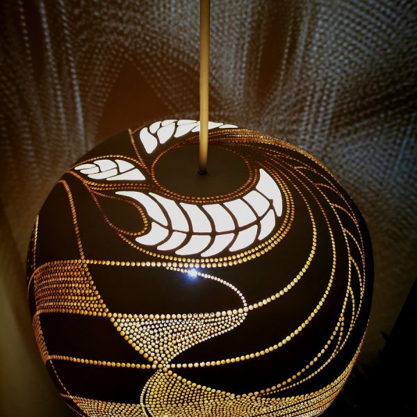 Lanternarte Tina kézműves, egyedi függőlámpa