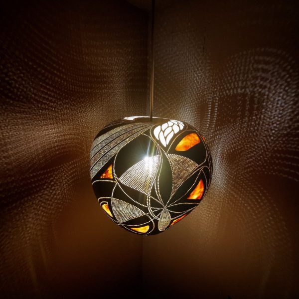 Lanternarte Tina kézműves, egyedi függőlámpa